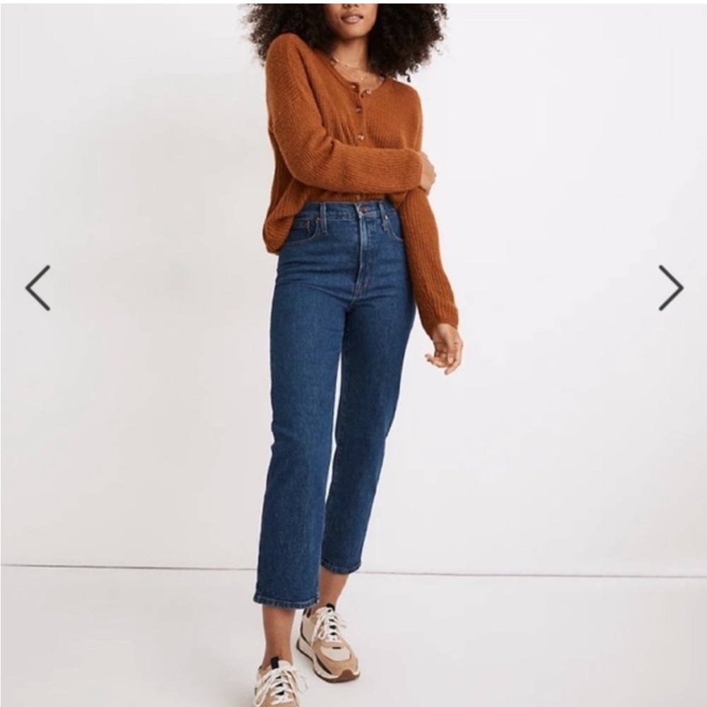 Madewell perfect vintage straight crop sz 25